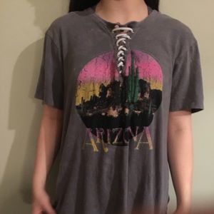 Arizona print soft shirt